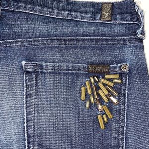 7 for All Mankind embellished jeans